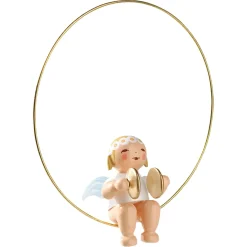 Christbaumengel Im Ring Mit Becken