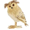 Eule Aus Stroh 25Cm