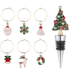 Flaschenstopper-Set "Weihnachtsbaum"