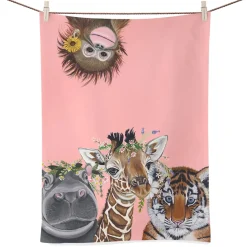 Geschirrtuch Dschungeltiere