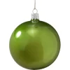 Glaskugel Opal Grun, 10 Cm