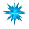 Herrnhuter Stern Blau, 13Cm, Kunststoff