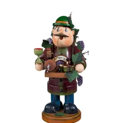 Holzknoddl "Weinhandler", Rauchermannchen