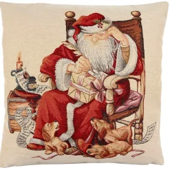Kissenhulle "Der Weihnachtsmann Mit Wunschliste"