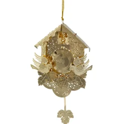 Kuckucksuhr, Vergoldet