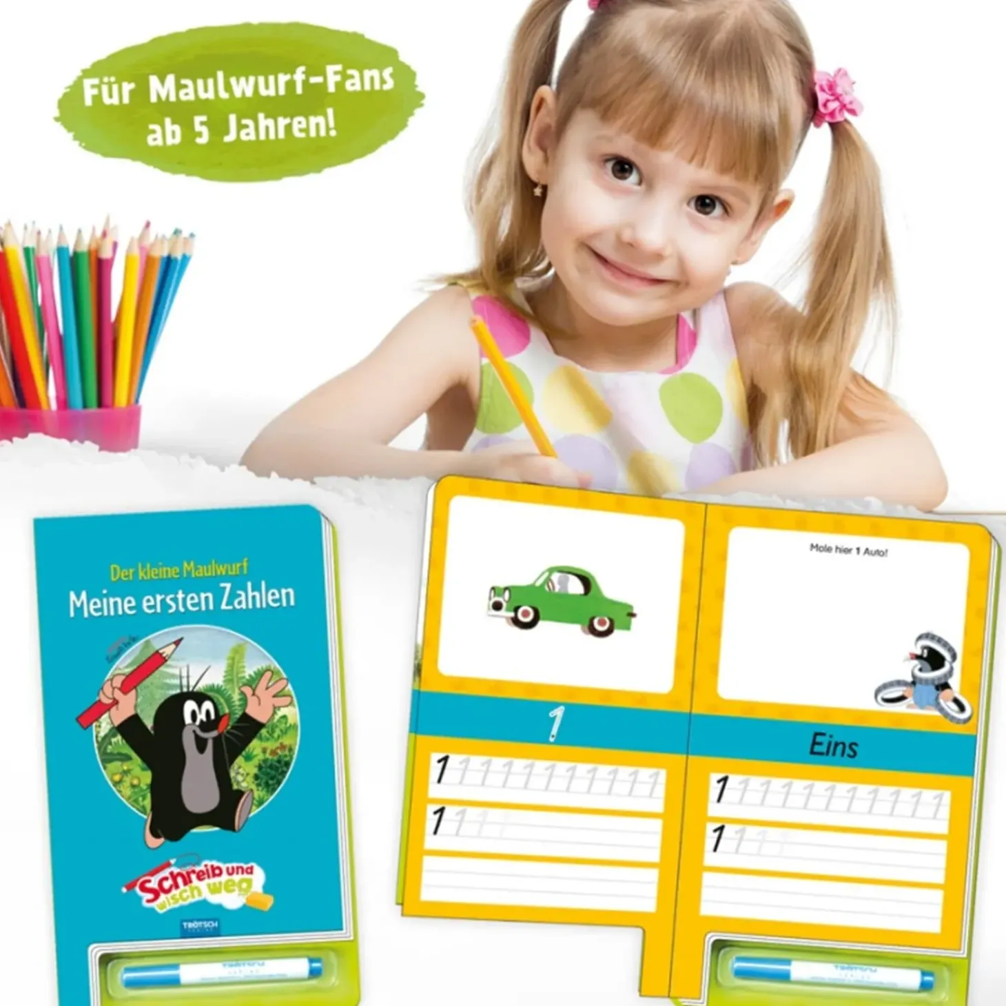 Lernheft "Meine Ersten Zahlen - Der Kleine Maulwurf"