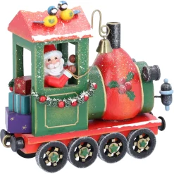 Lokomotive Mit Weihnachtsmann, Duftl
