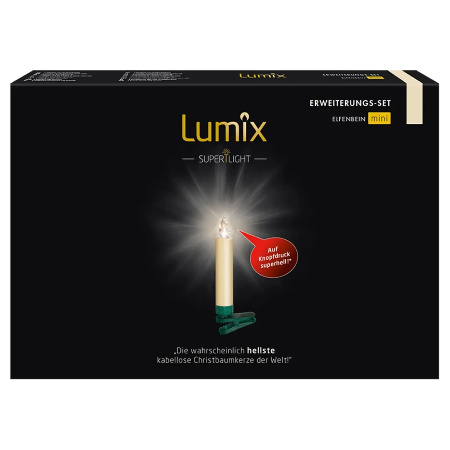 Lumix Superlight 6 Mini Kerzen Erweiterungsset In Elfenbein