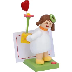 Madchen Mit Herz Und Blume 