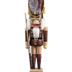 Nussknacker "Gardesoldat", Braun/Lasiert, 40 Cm