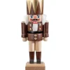 Nussknacker "Konig", Braun/Lasiert, 20,5 Cm