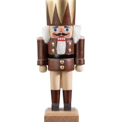 Nussknacker "Konig", Braun/Lasiert, 20,5 Cm