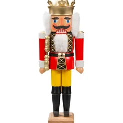 Nussknacker "Konig" Rot, 36Cm