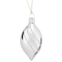 Olive Silber Mit Glitterdekor