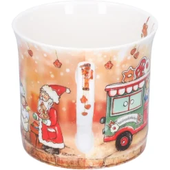Porzellan-Tasse "Weihnachtsbackerei"
