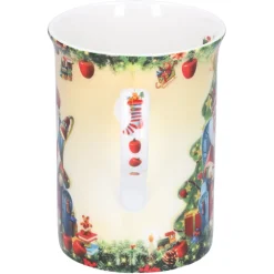 Porzellan-Tasse "Weihnachtsmann Im Sessel"