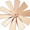 Pyramiden-Flugelrad Aus Holz, D 80 Mm