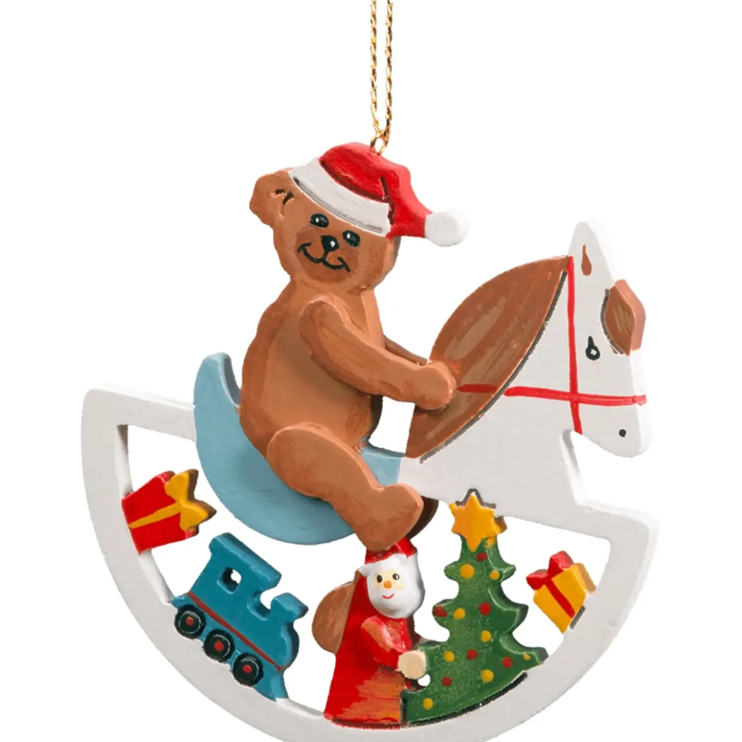 Schaukelpferd Mit Teddy