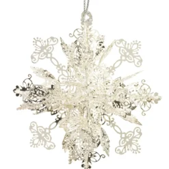 Schneeflocke, Versilbert