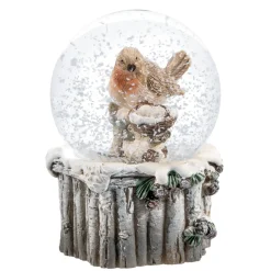 Schneekugel "Rotkehlchen"