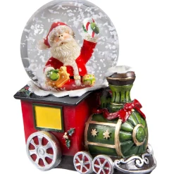 Schneekugel "Santas Lokomotive"