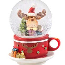 Schneekugel "Tasse Mit Elch"
