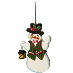 Schneemann Mit Laterne