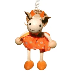 Schwingfigur "Kuh Mit Kleidchen"