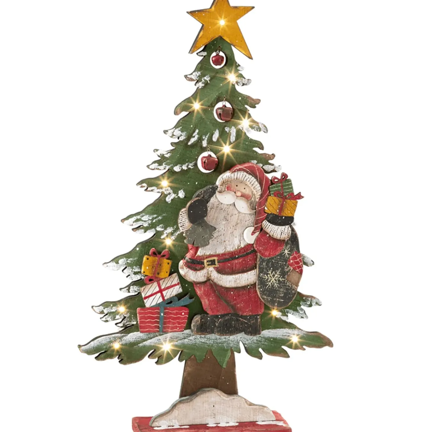 Tanne Mit Weihnachtsmann