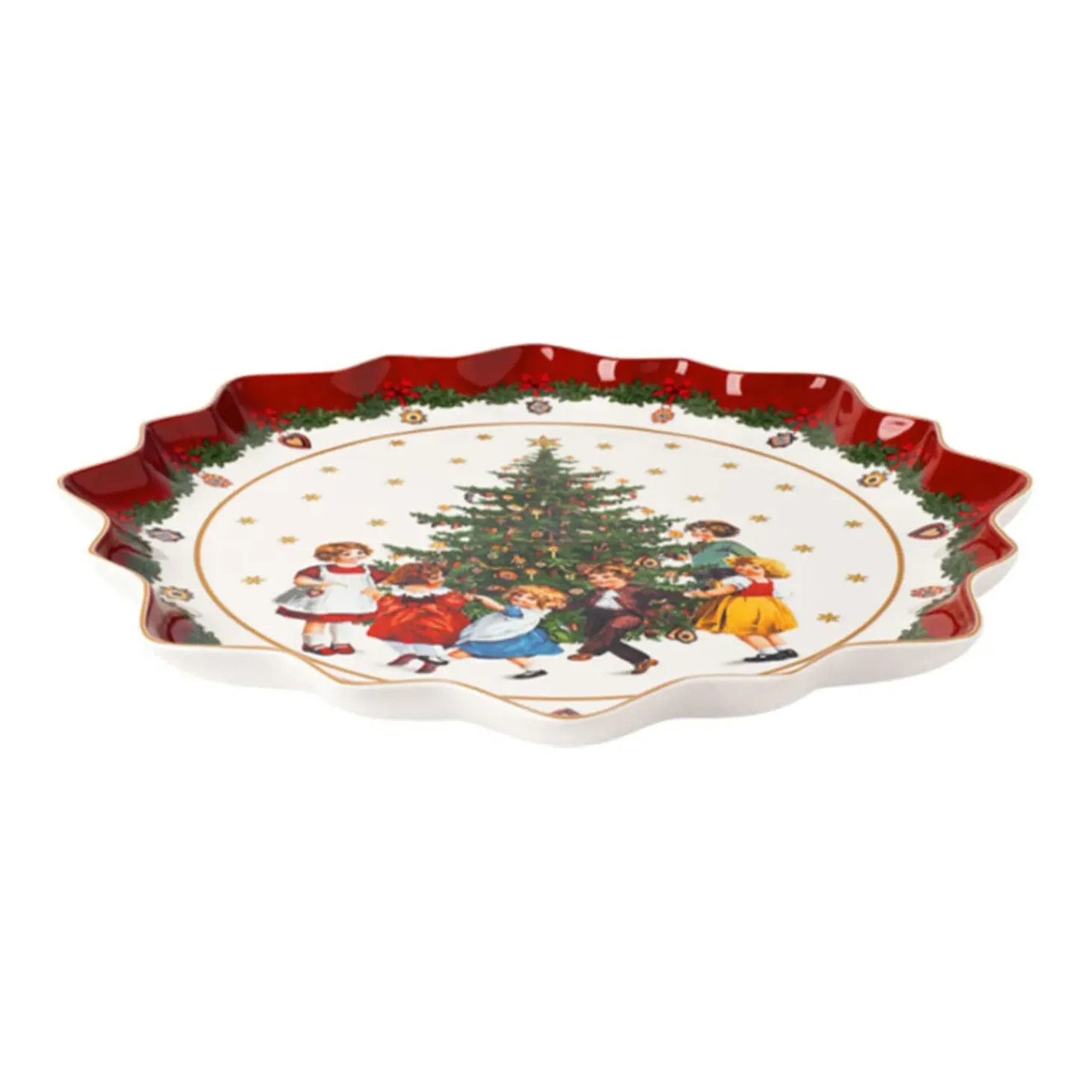 Toy'S Fantasy Gebackteller Tief, Kinder Tanzen Um Baum