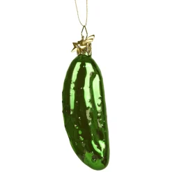 Weihnachtsgurke Glanzend, 9Cm
