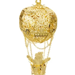 Weihnachtsmann Im Ballon, Vergoldet