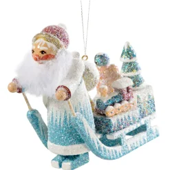 Weihnachtsmann Mit Schlitten