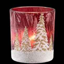 Windlicht "Winterwald"